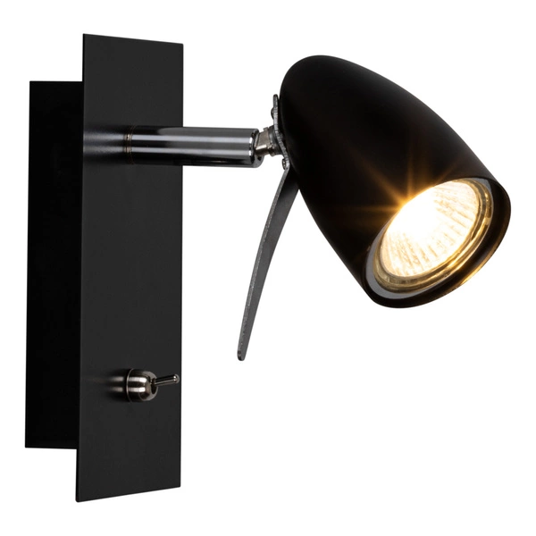 Ian Wall Lamp 1xGU10 Max.35W Black Metal/Chrome Metal 2736104