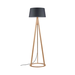 Konan Floor Lamp 1xE27 Max.60W Oiled Oak/Anthracite/Anthracite 6424174