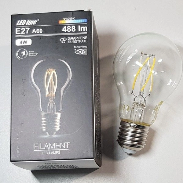FILAMENT LED light bulb E27 4W neutral 4000K