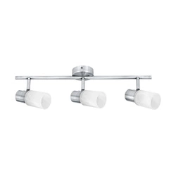Kira Ceiling Lamp 3xE14 Max.40W Satin Metal/White Glass 2220328
