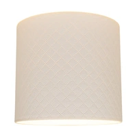 Lampshade Cylinder E27 H0 White Fabric A0924