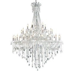 Queen Chandelier 35xE14 Max.40W Transparent/Chrome 9140352