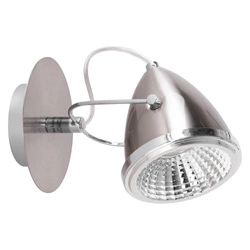 Oliver Wall Lamp Incl. 1xGU10 LED 5,5W Chrome Metal/Satin Metal 5109127