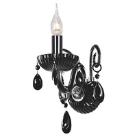 Queen Wall lamp 1xE14 Max.40W Black/Chrome 9140104