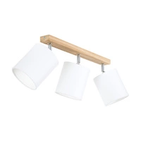 Aprillia Ceiling Lamp 3xE27 Max.25W Oiled Oak/White 56744374