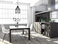 Riana Pendant Lamp 1xE27 Max.60W Steel Metal/Black Metal 1030217