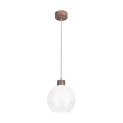 Linea Pendant Lamp 1xE27 Max.60W Walnut/Transparent/Frosted 1860176