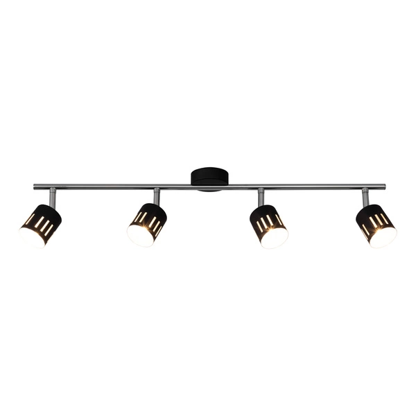 Ulrika Ceiling Lamp Incl. 4xG9 Max.28W Chrome Metal/Black Metal 2744404