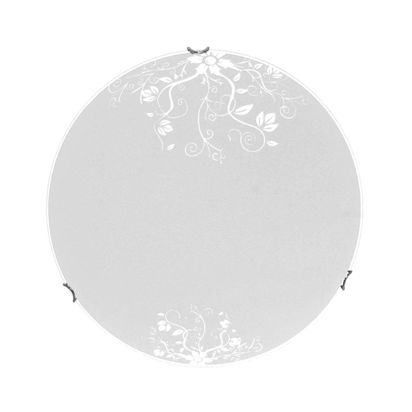 California Ceiling Lamp Incl. 1xLED Integrated 1650lm 2700K 18W Chrome Metal/White-Transparent Glass 4254102