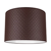 Lampshade Cylinder E27 H35 Brown Fabric A0941