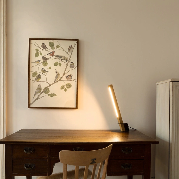 Rapid Table Lamp 1xLED 24V Integrated 420lm 3000K 4,5W Oiled Oak/Black Metal/Black PVC Cable 7264174