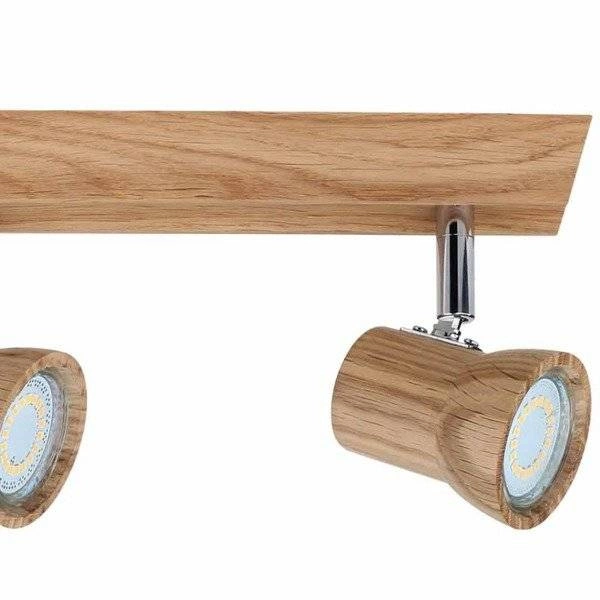 Venla Ceiling Lamp Incl. 4xLED GU10 5W Oiled Oak 2434474