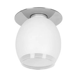 Cristaldream Ceiling Lamp Incl. 1xG9 Max.28W Chrome Metal/White Glass/Transparent Glass 5191001