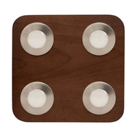 Sunniva Ceiling Lamp Incl.4xLED 5W Walnut/Satin 2291476
