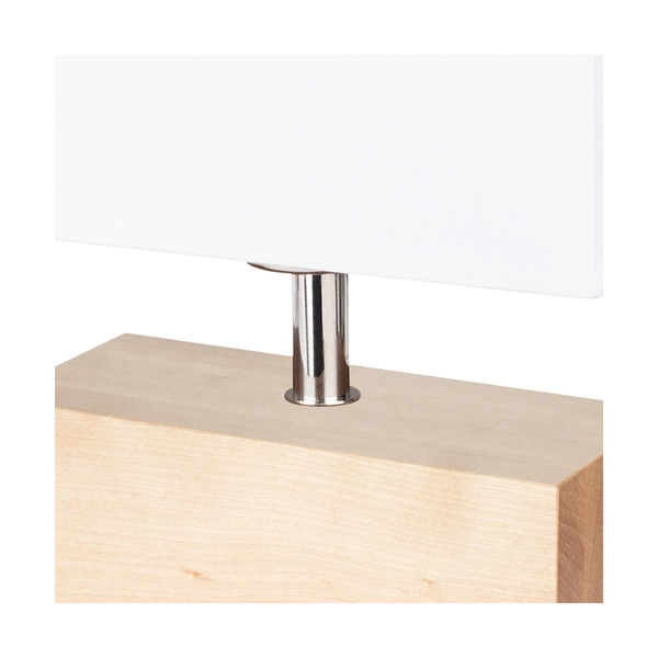 Theo Table Lamp 1xE27 Max.25W Birch/Black/White 7462160