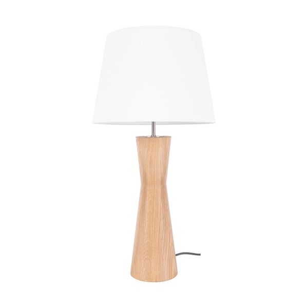 Azalea Table Lamp 1xE27 Max.40W Oiled Oak/White 7017408110850