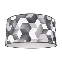 Lampshade Cylinder E27 H40 Multicolor Wallpaper A1161
