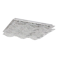 Spindle Ceiling Lamp Incl. LED Integrated 2240lm 4000K 32W Chrome Metal/Transparent Crystal 5963128