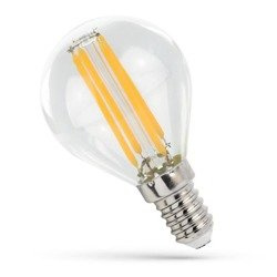 LED BALL E-14 230V 4W COG WW CLEAR SPECTRUM