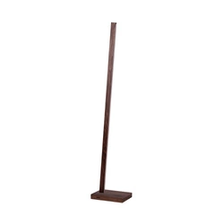 Linus Floor Lamp 1xLED 24V Integrated 2000lm 3000K 22W Walnut Beech Wood/Black Fabric Cable with Touch Dimmer 9290176
