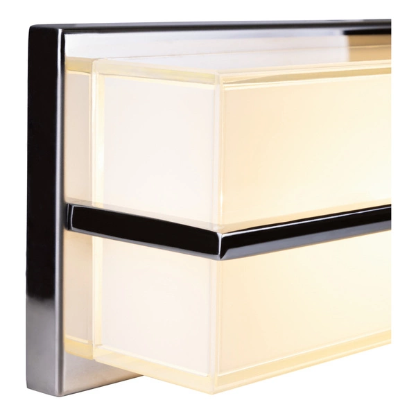 Sally Wall Lamp Incl. LED Integrated 1600lm 3000K 20W Chrome Metal/White Glass 3470128
