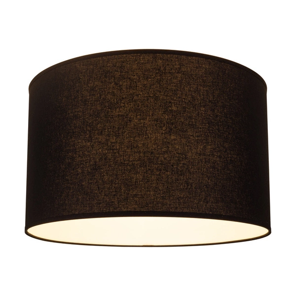 Lampshade Cylinder E27 H30 Black Fabric A1280