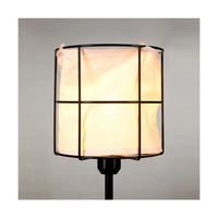 Lampa stołowa Marinero 1xE27 maks. 15W LED czarny metal/czarny kabel PVC/biały lniany klosz 724430104