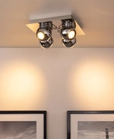 Lampa sufitowa Sergio w zestawie 4xGU10 Maks. 50W Chromowany metal 2585448