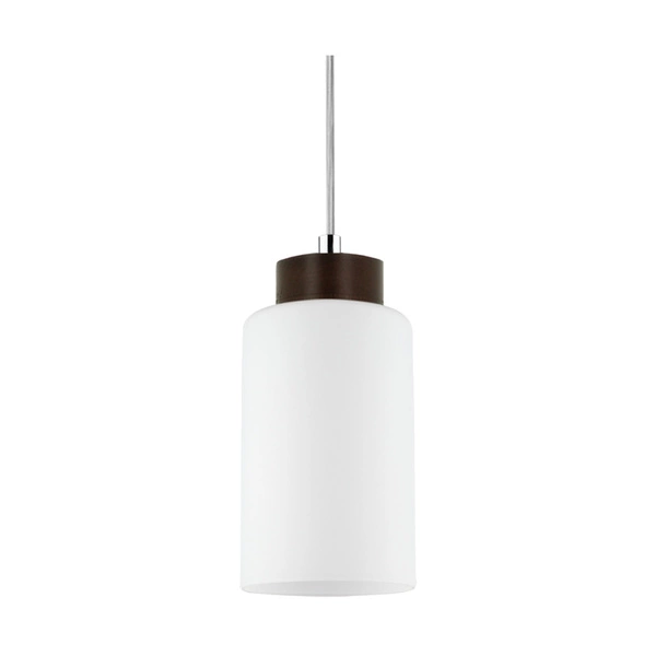 Bosco Pendant Lamp 3xE27 Max.60W Walnut/Transparent/White 1720576