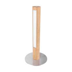 Conor Table Lamp 1xLED 24V Int. 9W Matt Nickel/Oiled Oak with Touch Dimmer