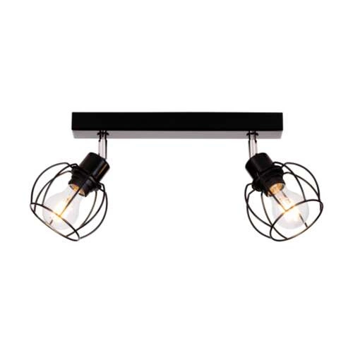 Phiphi Ceiling Lamp 2xE27 Max.60W Black Metal/Chrome Metal 2614204