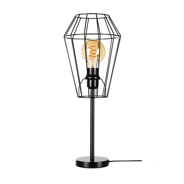 Endorfina Table Lamp 1xE27 Max.25W Black Metal/Black PVC Cable 72420104