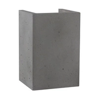 Block Wall Lamp 2xGU10 Max.6W Gray Concrete 8973236