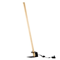 Rapid Floor Lamp 1xLED 24V Integrated 1750lm 3000K 19W Oiled Oak/Black Metal/Black PVC Cable 8264174