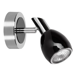 Colors Wall Lamp 1xGU10 Max.50W Black Metal/Chrome Metal 2212104
