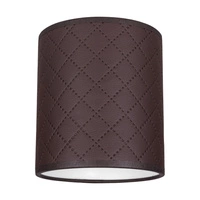 Lampshade Cylinder E27 H20 Brown Fabric A0842