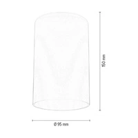 Klosz do lamp BOSCO E27 Białe Szkło G0770