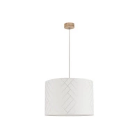 Punto Pendant Lamp 1xE27 Max.60W Oiled Oak/Transparent PVC/Multicolor 164940174