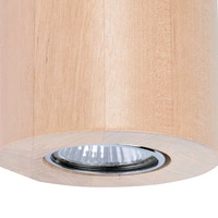 Wooddream Round Wall Lamp 2xGU10 Max.6W Birch Wood 2081260