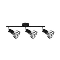 Megan Ceiling Lamp 3xE14 Max.40W Black 2743304