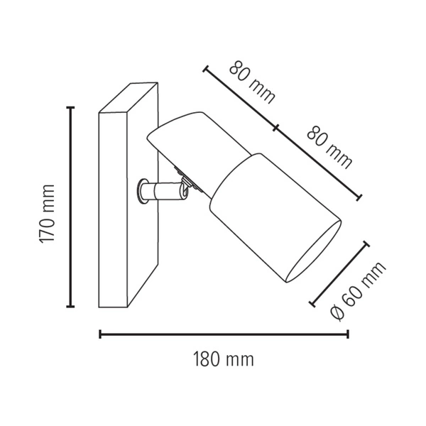 Birgit Wall Lamp 1xE14 Max.40W Birch Wood/Alabaster Glass 2222160
