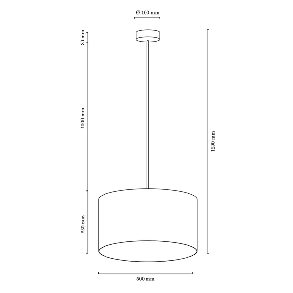 Victoria Pendant Lamp 1xE27 Max.60W Black/Black-Copper/Black 1424904