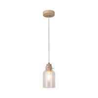 Alessandro Wood Pendant Lamp 1xE27 Max.60W Oiled/Transparent Oak 1760174