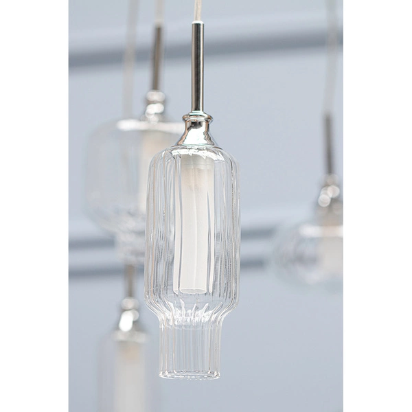 Lampa wisząca LARISSA XII przeźroczysta 65cm 1891228