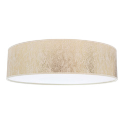 Ora Ceiling Lamp 4xE27 Max.25W White Metal/Gold Fabric Shade