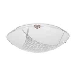Carolina Ceiling Lamp 1xLED Integrated 1650lm 2700K 15W White Metal/White-Transparent Glass 4593102