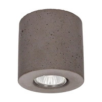 Concretedream Okrągła Lampa Sufitowa 1xGU10 Max.6W Szary Beton 2066136