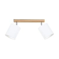 Aprillia Ceiling Lamp 2xE27 Max.25W Oiled Oak/White 56744274