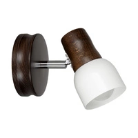 Svantje Wall Lamp 1xE14 Max.40W Walnut Beech Wood/White Metal 2239176