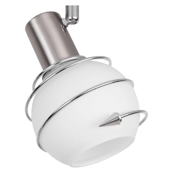 Daria Ceiling Lamp 2xE14 Max.40W Satin Metal/White Glass 2093227